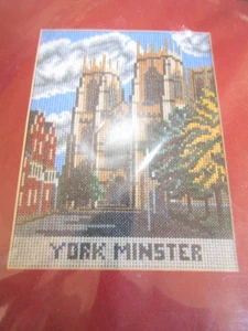 LANDMARK ENTERPRISES Vintage YORK MINSTER CATHEDRAL Cross Stitch KIT - 1990's - Picture 1 of 3
