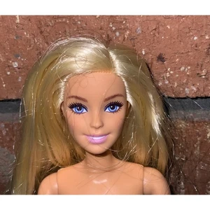 Barbie Blonde Hair Blue Eye NUDE 11.5" Doll Mattel 2013 - Picture 1 of 4