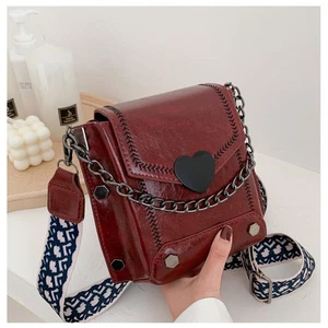 Fashion Double-layer Shoulder Bag Retro Women Messenger Bag Mobile Phone Bag - Picture 1 of 16