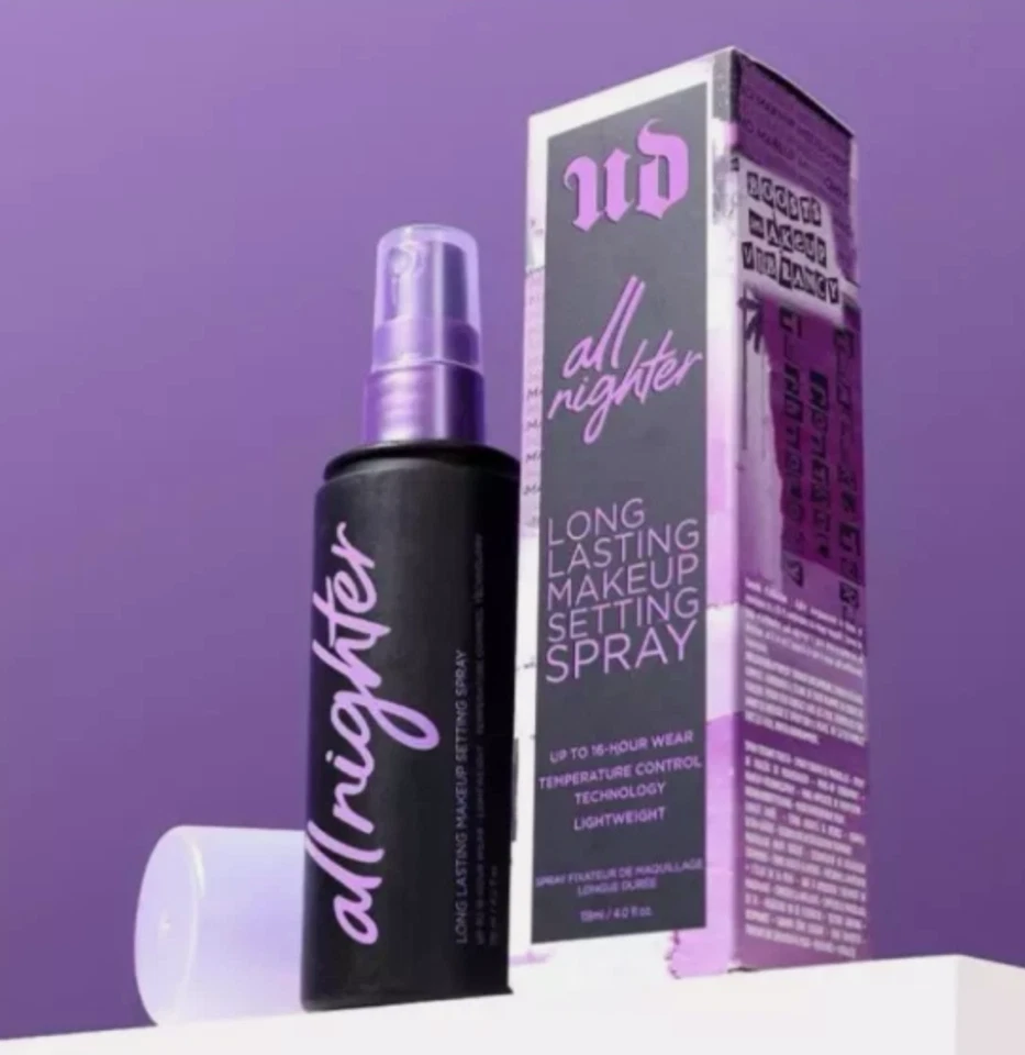 Spray fijador de maquillaje de larga duración Urban Decay All Nighter 4 fl. oz./118 ml - Nuevo Foto 1 de 3