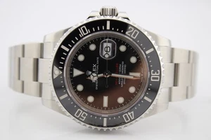 Rolex 2020 Sea-Dweller 43mm Red 50th Anniversary Stainless Steel Watch 126600 - Picture 1 of 13