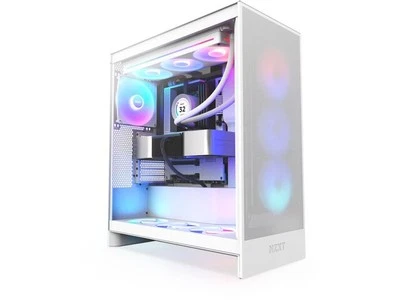 5056547205533 PC case NZXT H7 FLOW RGB MIDI white NZXT - Bild 1 von 4