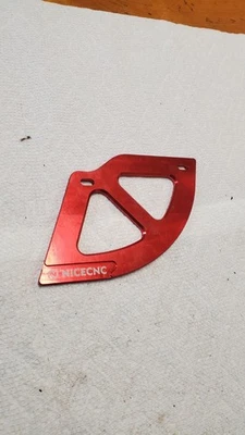 Cubierta protectora de freno de disco trasero NICECNC para Honda CR125R CR250R CR500R 1987-2001 roja Foto 1 de 4