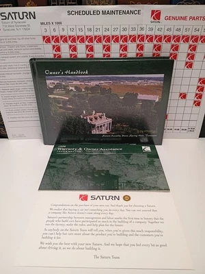 1998 Saturn S-Series Owners Manual Set SL SL1 SL2 SC1 SC2 SW1 SW2 Handbook - Image 1 of 4