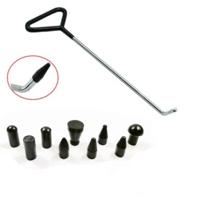 Car Dent Repair Hooks Stainless Steel Push Rods, Car Body Dent Removal Crowbar - Picture 1 of 5