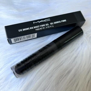 New MAC Eye Brows Big Boost Fibre Gel~ONYX ~Full Size 0.14 Oz / 4.1 g - Picture 1 of 5