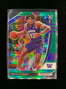 2020-21 Panini Prizm Draft Picks Basketball Green Prizm Isaiah Stewart SP - Bild 1 von 2