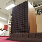 Russet Brown  'Sculptured Air'  Foam Grille Inserts ..JBL L-100 Century Speaker