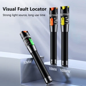 Visual Fault Locator 5MW-100MW Optical Fiber Test Tool Fiber Optic Cable Tes-qe - Zdjęcie 1 z 22