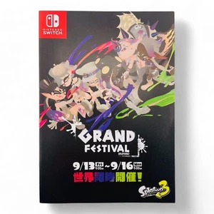 Nintendo Switch Splatoon3 GRAND FESTIVAL Guide Not for sale from Japan Rare - Picture 1 of 5