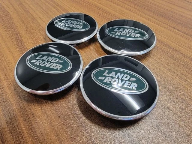 Tapa central de rueda original Land Rover - Kit negro LR094547 Foto 1 de 4
