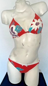 Rasurel by Lejaby Y2K Boho Chic Designer Bikini -Size 2 / UK 10 Cups C - Picture 1 of 5
