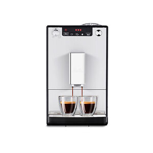 MELITTA Kaffeevollautomat Solo E950-203 Espressomaschine kompakt schwarz-silber
