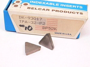 (10 piezas) Insertos de carburo Belcar TPA 32P2: BP52K - Imagen 1 de 4