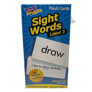 Trend Enterprises Sight Words Level 3 Flash Cards Language Reading Comprehension - Picture 1 of 2