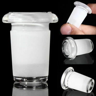 14mm Female to 18mm Male Joint Clear Glass Expander Adapter Connector - Image 1 of 4