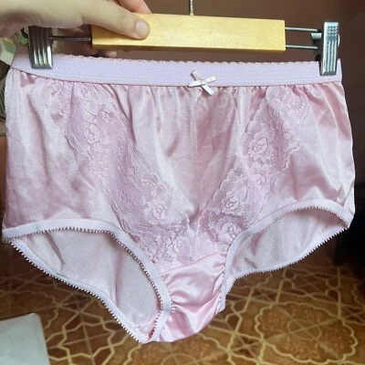 Bragas Rosa Doble Nylon Entrepierna Transparente Resbaladizo Encaje Calzoncillos De Colección Todas las Tallas 7 Foto 1 de 4