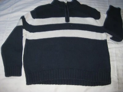Cherokee Niño Talla 4/5 Azul Marino y Blanco Rayas Suéter Usado en Excelente Condición  Foto 1 de 3