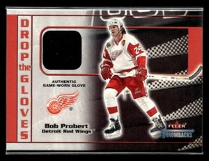 2002-03 Fleer Throwbacks Drop The Gloves Game Used Bob Probert /200 #5399 - Picture 1 of 2