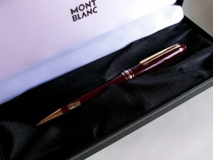 Montblanc Meisterstuck Classique 165 Pencil 0.5mm Burgundy GT Name Carved - Picture 1 of 13
