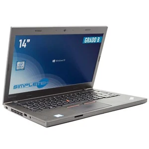 PC Portable Notebook Lenovo L470 I5 14 " 8gb 256gb Tast Italian Azien - Picture 1 of 5