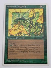 Magic: The Gathering💎Emerald Dragonfly💎1995 Deck Master - Legends Edition🌟MTG