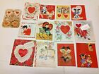 Vtg Lot 13 Valentine Cards Late 1940S Early 1950S Scrapbook Cards