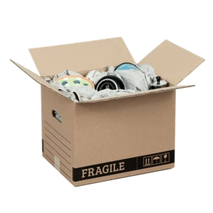 SCATOLE TRASLOCHI ACCESSORI Scatole maniglie 60 x 40 x 35 cm Tipologia 2 onde - Picture 1 of 1
