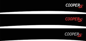 Fits Mini Cooper Sun Strip Vinyl Graphics Decals sunstrip Any Colour - Picture 1 of 2