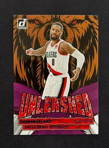 2022-23 Panini Donruss NBA Damian Lillard Unleashed Purple Press Proof #5 - Picture 1 of 2