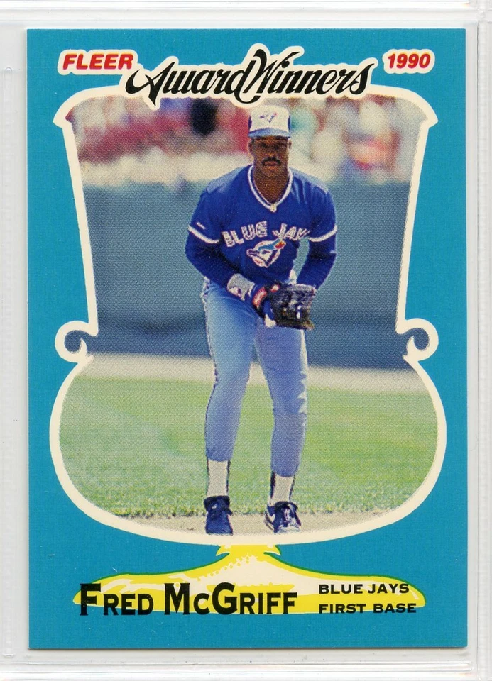 1990 Fleer Hill's Award Winners - #22 - Fred McGriff - Toronto Blue Jays - Image 1 of 1