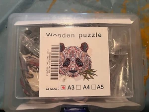 Wooden Panda Puzzle - Bild 1 von 4