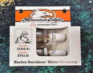 OEM Harley Davidson Screamin Eagle Performance Spark Plugs Pair NOS 32326-91 - Picture 1 of 3