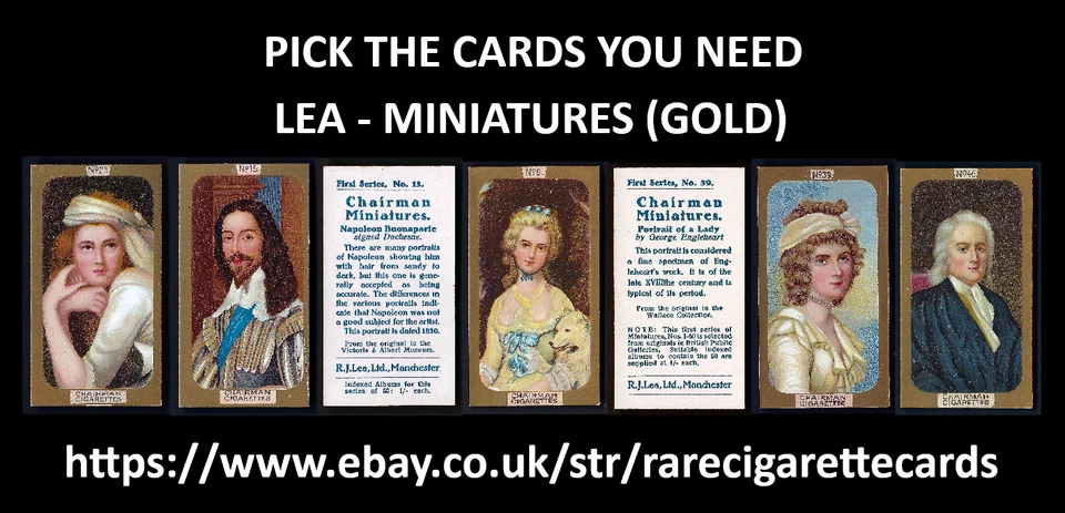 LEA - MINIATURES (GOLD) - PICK THE CARDS YOU NEED - Image 1 of 1