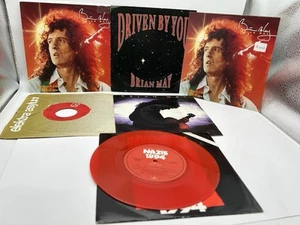 Queen Lot Of 6 7” Singles To Clear. Inc Red Vinyl Roger Brian May. - Picture 1 of 2