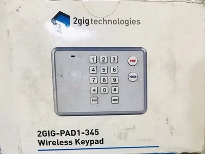 2GIG Technologies Wireless Keypad 2GIG-PAD1-345, New in Box - Image 1 of 3