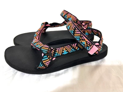 Sandalias Teva Original Mujer Talla 11 Rosa Boomerang Suroeste Azteca Foto 1 de 4