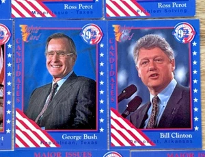 1992 Presidential Election 100 Trading Cards SET + 9 inserts Decision 92 -85 - Picture 1 of 11