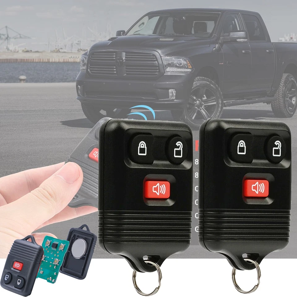 2x Chaveiro Controle Remoto de Carro para Ford Expedition Explorer 2005 2006 2007 2008 2009 2010 - Imagem 1 de 4