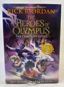 NEW Heroes Of Olympics Rick Riordan 10th Anniversary Edition Boxed Set - Picture 1 of 2