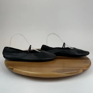 Mujer Jeffrey Campbell Bailarina Cuero Negro Mary Jane Ballet Pisos Talla 9.5 - Imagen 1 de 8