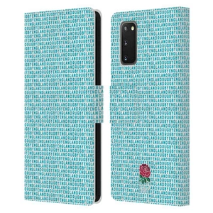 OFFICIAL ENGLAND RUGBY UNION HISTORY LEATHER BOOK CASE FOR SAMSUNG PHONES 1 - Picture 1 of 8