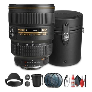 Nikon AF-S Wide-angle Zoom-NIKKOR 17-35mm f/2.8D IF-ED Lens + More Bundle - Picture 1 of 8