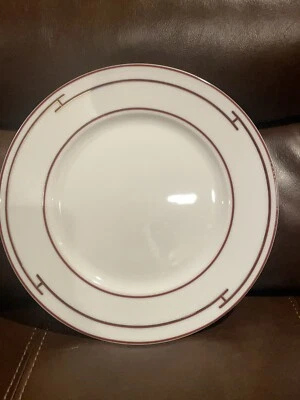 Plato de Cena Hermes Rhythm 10.6" Porcelana Roja 27 cm Expositor Tienda Foto 1 de 3