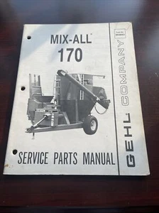 Gehl 170 Grinder Mixer Service Parts Manual - Picture 1 of 2
