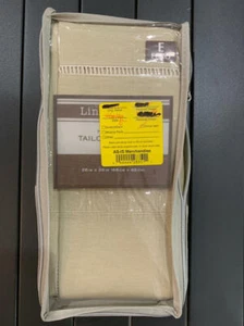 LinenWeave Hemstitch finzione cuscino europeo, (pietra) - Foto 1 di 2