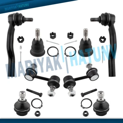 Kit de suspensión delantera de 8 piezas para Nissan Titan 2004-2015 y Armada 2005-2019 5,6 L Foto 1 de 4