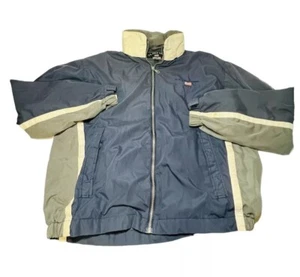 US Polo Assn Jacke Herren XL Color Block Full Zip Kapuze Opa bestickt - Bild 1 von 12