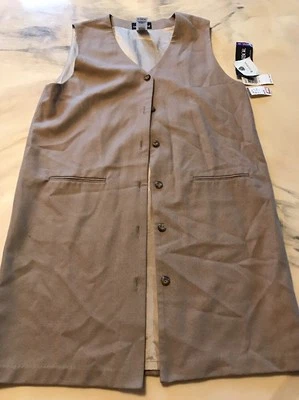 Vestido Sag Harbor Tostado Talla 16 Nuevas Etiquetas Lana Foto 1 de 4