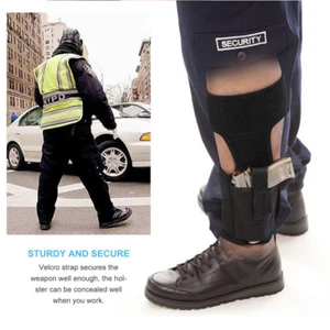 Ankle Concealed Universal Leg Pistol Holster for Glock 17 19 27 Sig 9mm - Picture 1 of 7